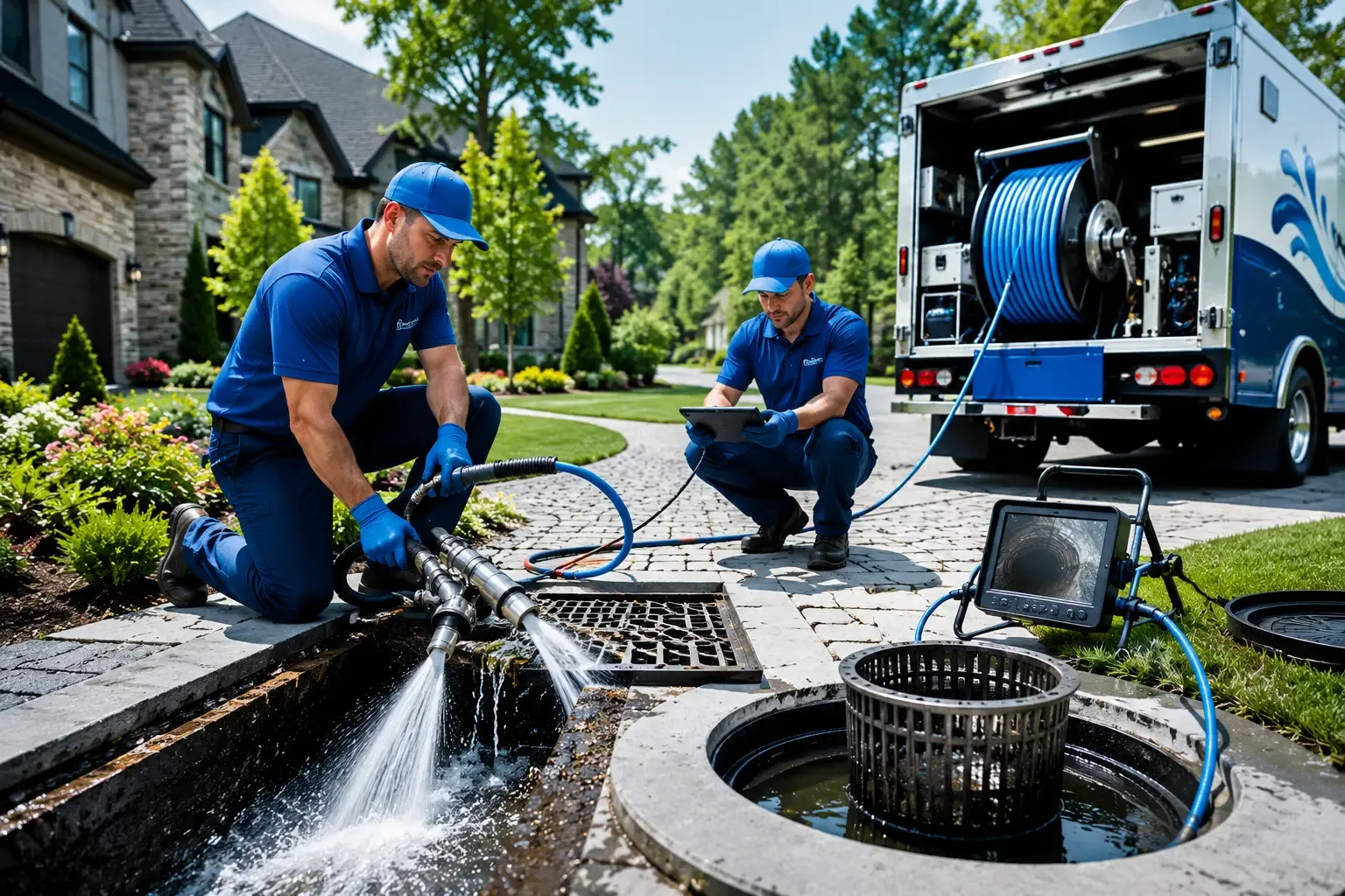 Local outdoor drain cleaning professionals in Noble, LA
